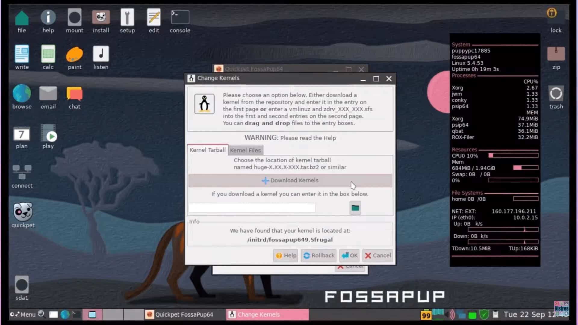 Lançada distribuição Puppy Linux 9.5 FossaPup baseada no Ubuntu 20.04 LTS