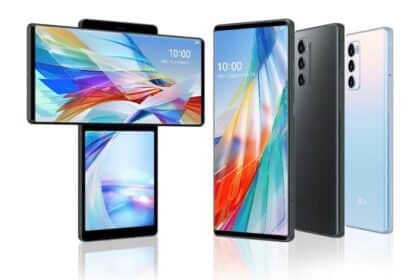 LG revela o Wing, um smartphone com uma tela giratória