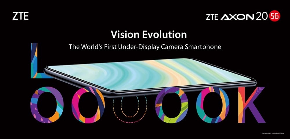 ZTE apresenta o Axon 20 5G, o primeiro telefone com uma câmera sob o display