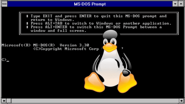 Desenvolvedor cria DOS Subsystem para Linux (DSL)