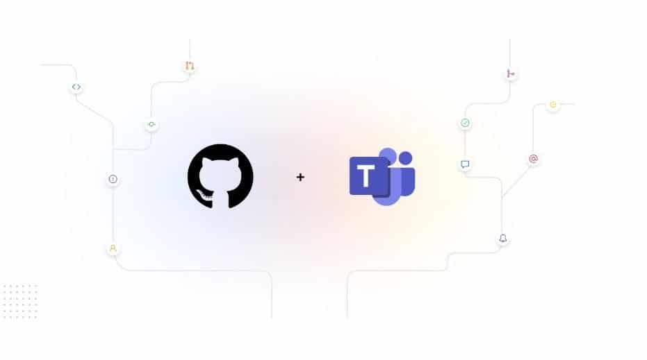 GitHub e o Microsoft Teams são integrados
