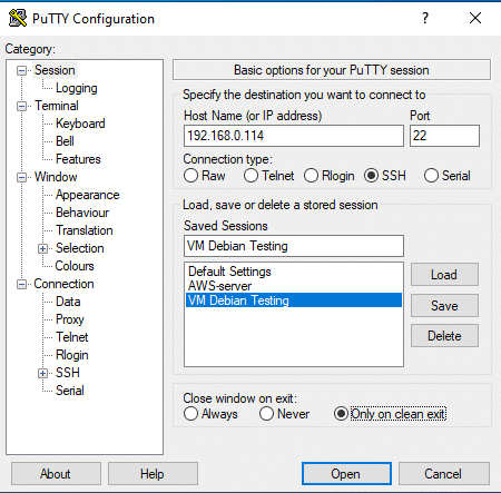 Como acessar o Linux remotamente no Windows com o PuTTY