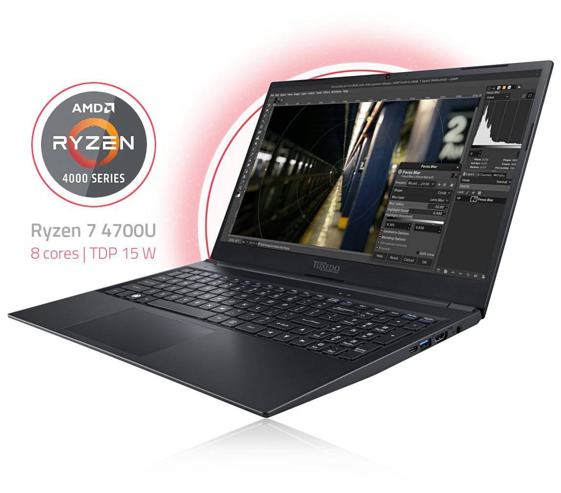 Laptop TUXEDO Aura 15 Linux é lançado com AMD Ryzen 4700U