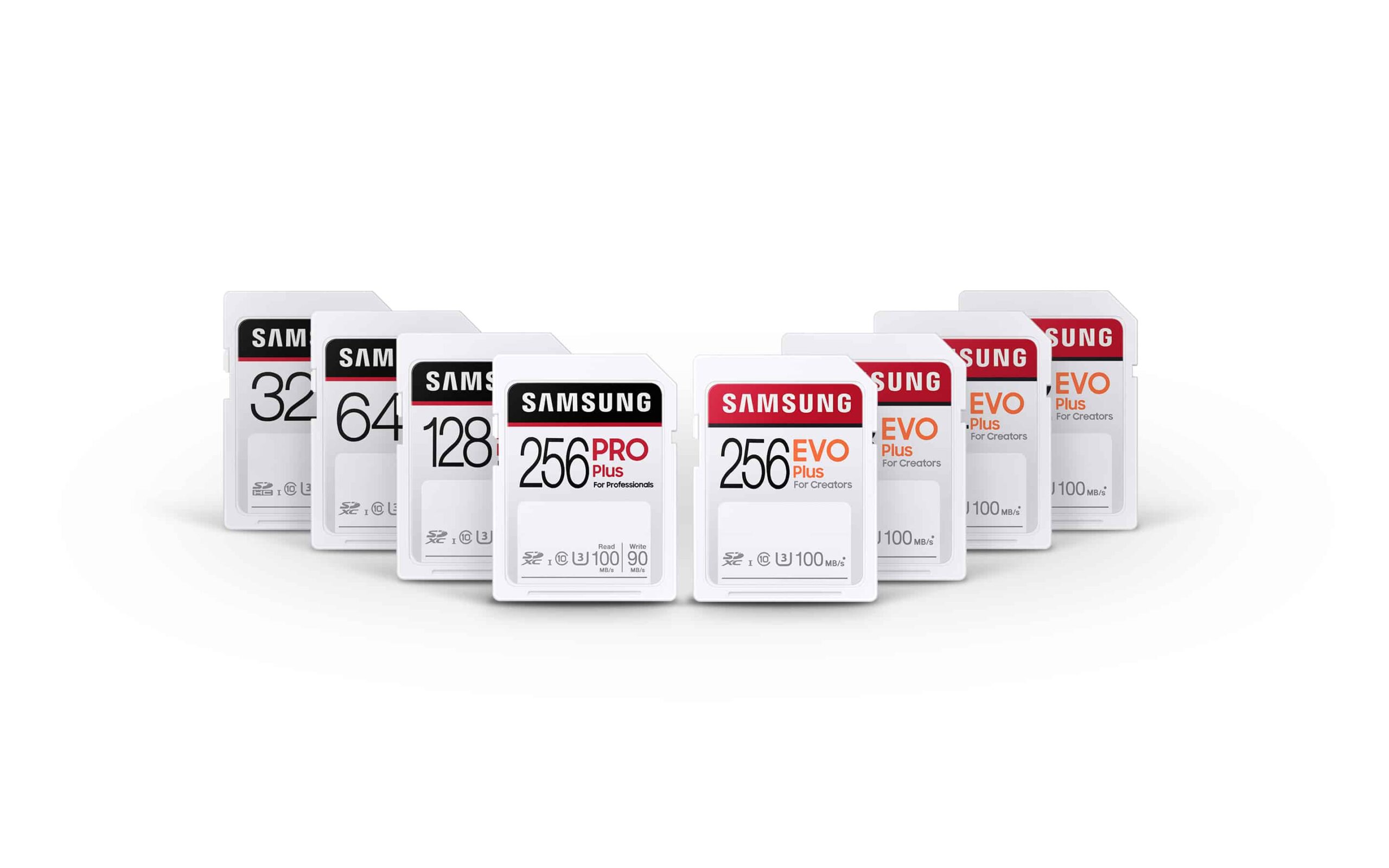 Samsung lança novas linhas de cartões SD para criadores de conteúdo