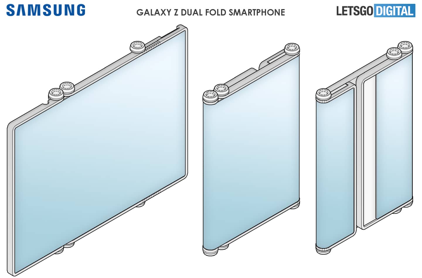 Samsung explora um design de telefone dobrável semelhante à Xiaomi