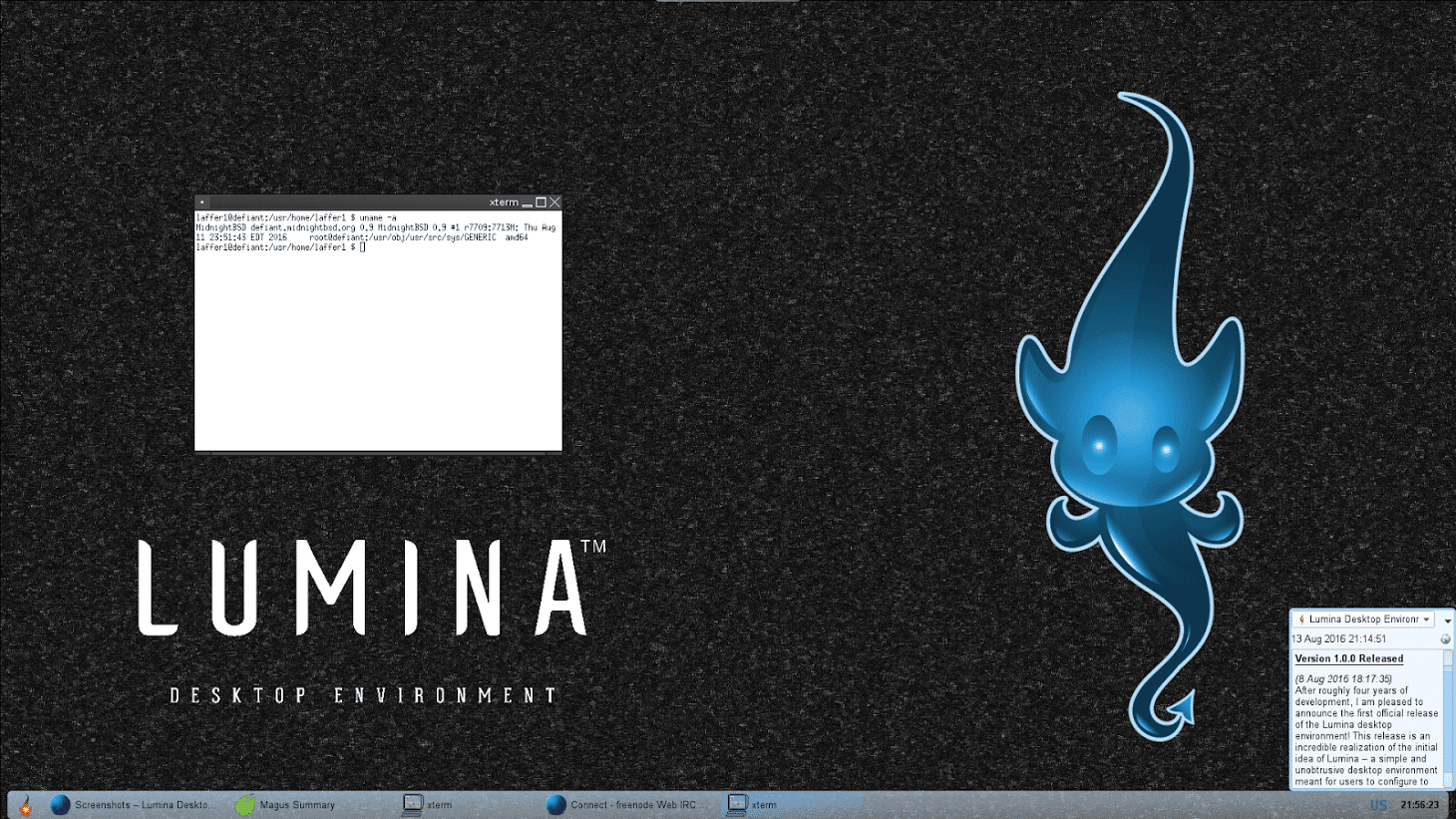 Lançado MidnightBSD 2.0, um sistema operacional derivado do FreeBSD para desktops