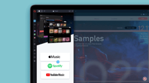 Navegador Opera atualizado com integração Spotify, Apple Music e YouTube Music