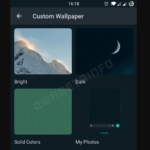 WhatsApp testa novos recursos de papel de parede e silenciamento de vídeo