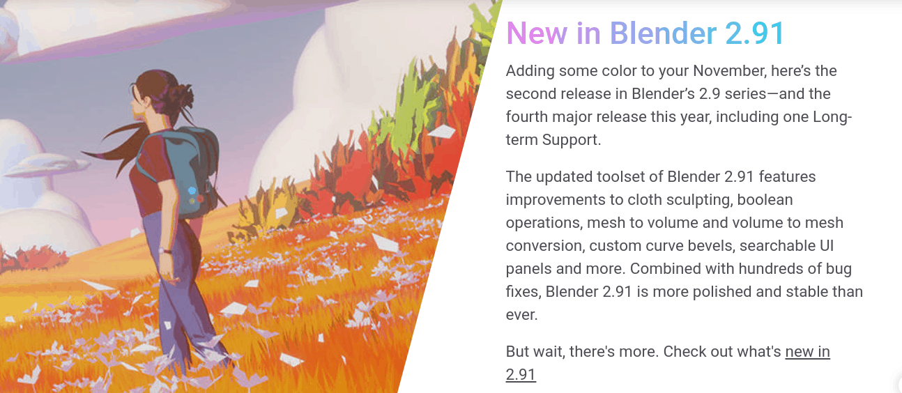 Blender 2.91 lançado com codificação e decodificação de vídeo mais rápida