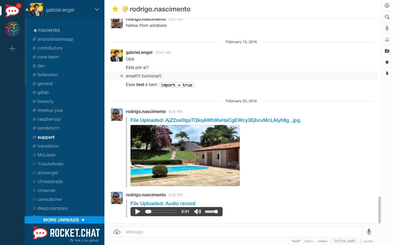 Rocket.Chat: uma alternativa de código aberto para o Slack