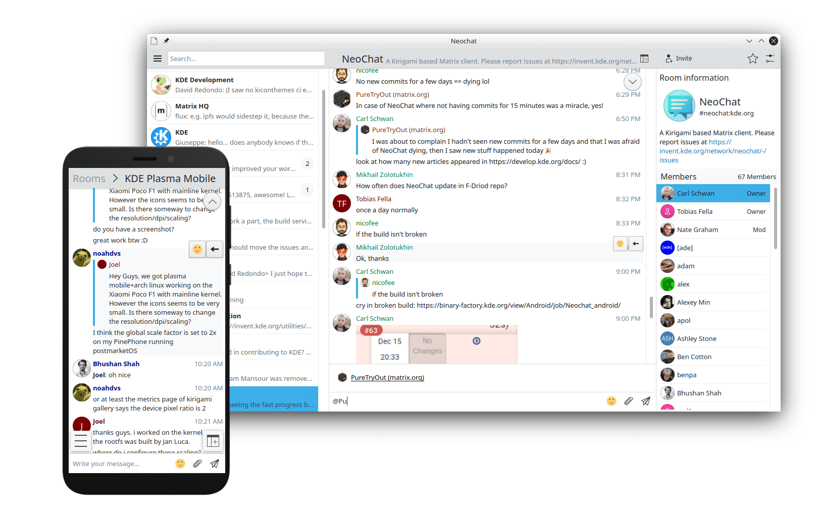 Plasma Mobile do KDE agora é mais rápido!