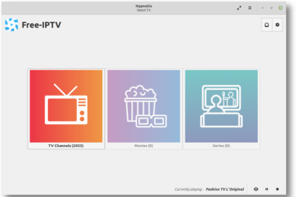 Assista TV ao vivo no Linux com o aplicativo de IPTV Hypnotix