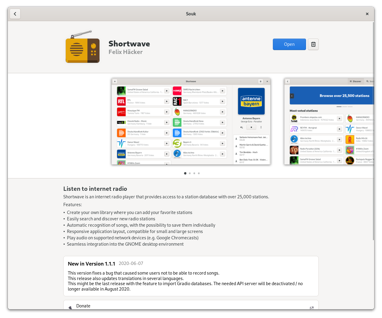 Flathub adiciona navegador Chromium e tem visual renovado com o Souk