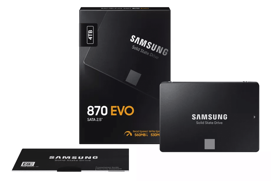 Samsung anuncia SSD 870 EVO com até 4 TB