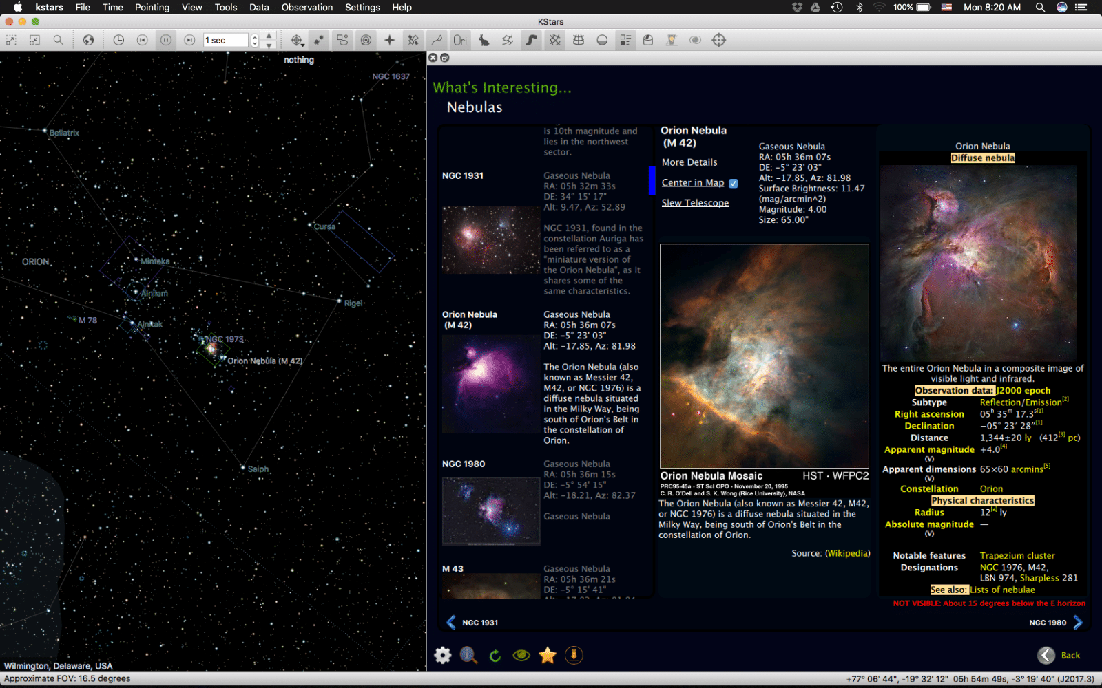 Explore o céu noturno com este software de astronomia de código aberto