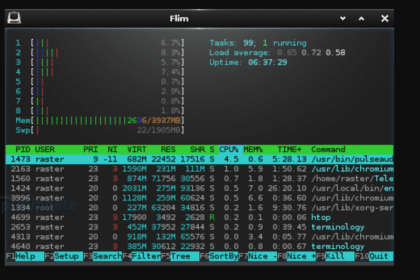 Emulador de terminal Terminology 1.9 funciona melhor com sistemas baseados em Debian