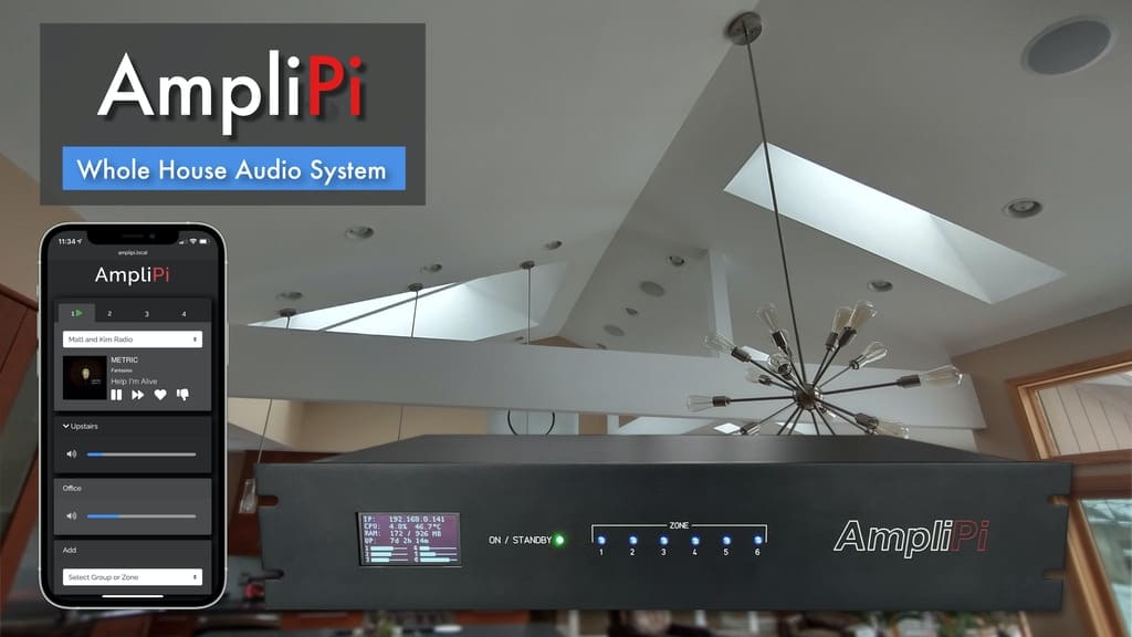 AmpliPi: um sistema de áudio doméstico de código aberto voltado para a privacidade