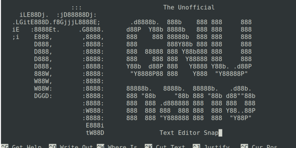 Editor de texto GNU nano 6.0 lançado com novos nomes de cores e suspensão habilitada por padrão