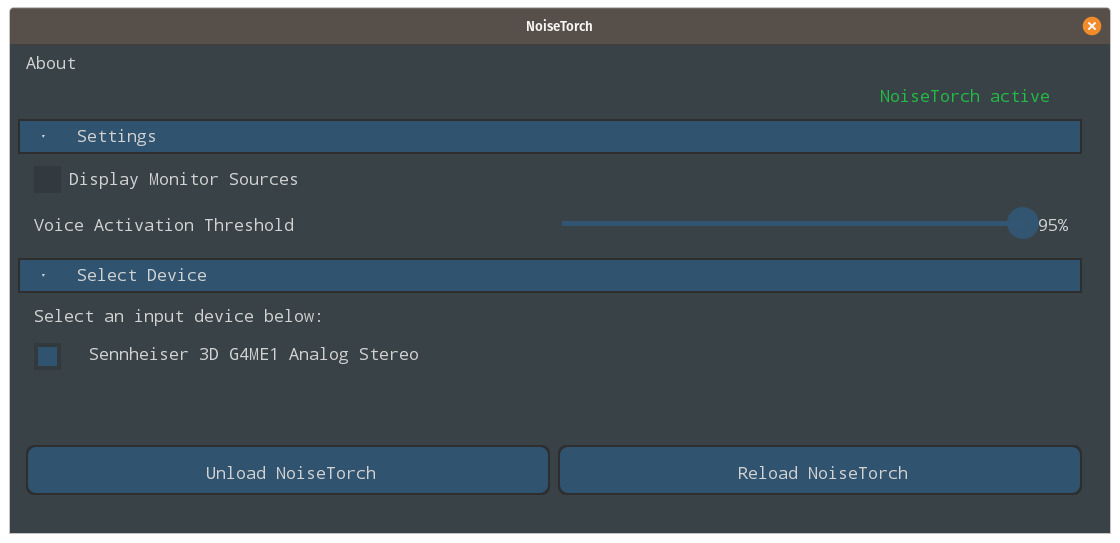 NoiseTorch: um aplicativo de supressão de ruído de microfone em tempo real para Linux