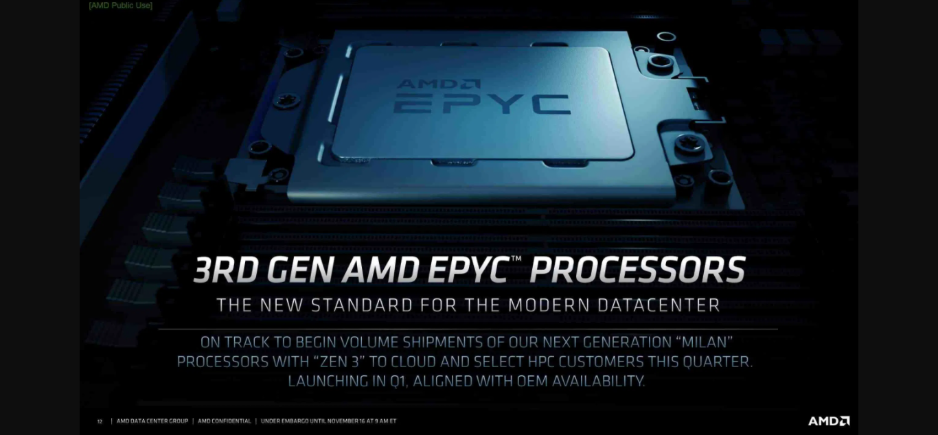 AMD lança chip Epyc Milan com foco na empresa