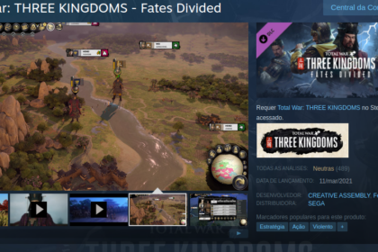 Total War: THREE KINGDOMS - Fates Divided DLC já está disponível para Linux