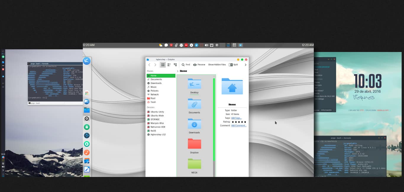 KaOS Linux lança KDE Gear 21.04