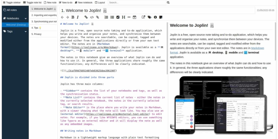como-instalar-o-joplin-desktop-uma-alternativa-ao-evernote-no-ubuntu-linux-mint-fedora-debian