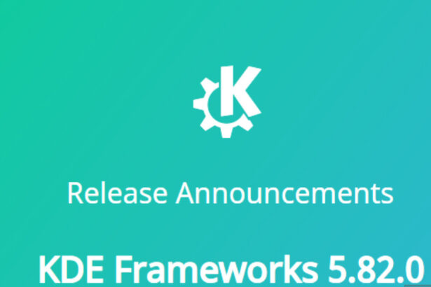 Anunciada nova versão do KDE Frameworks