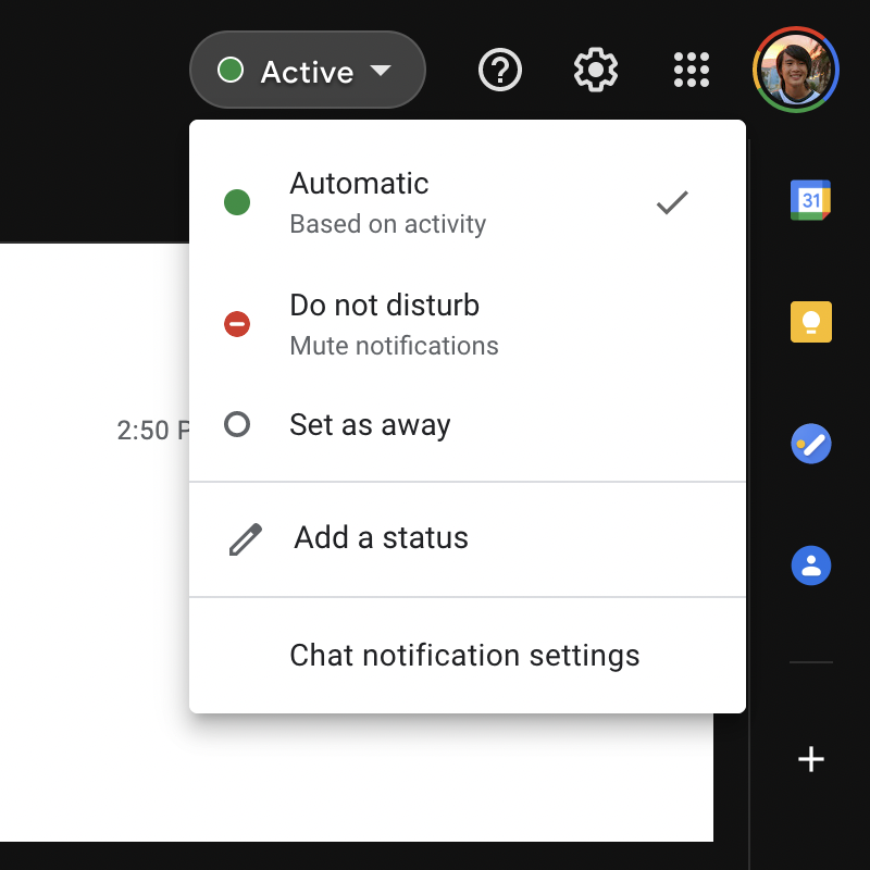 gmail-e-google-chat-agora-oferecem-suporte-a-status-personalizados-na-web
