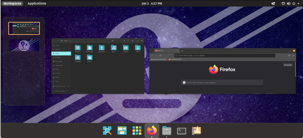 Distribuição Linux Pop!_OS 21.04 Beta está disponível com Cosmic Desktop
