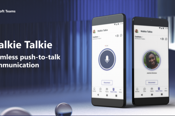 Microsoft Teams transforma seu telefone em um Walkie Talkie