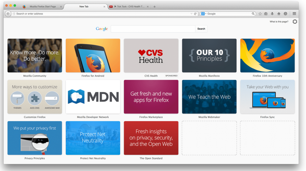 Mozilla testa anúncios patrocinados no Firefox