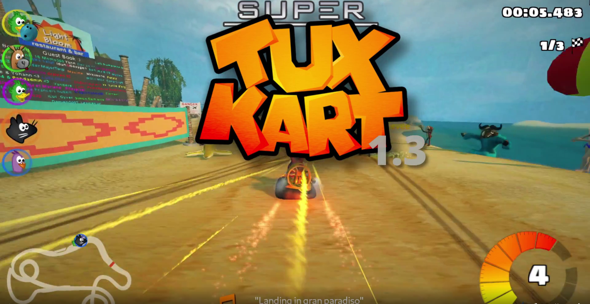 SuperTuxKart 1.3 lançado com novas arenas, novos karts e melhorias na interface