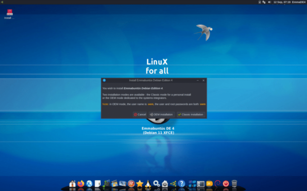 Distribuição Linux Emmabuntüs Debian Edition 4 1.00 lançada oficialmente
