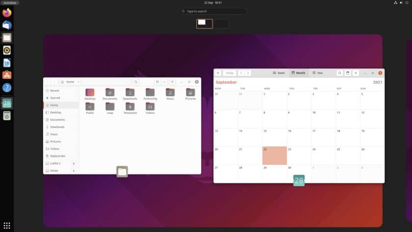 Distribuição Linux Ubuntu 21.10 Beta lançada 