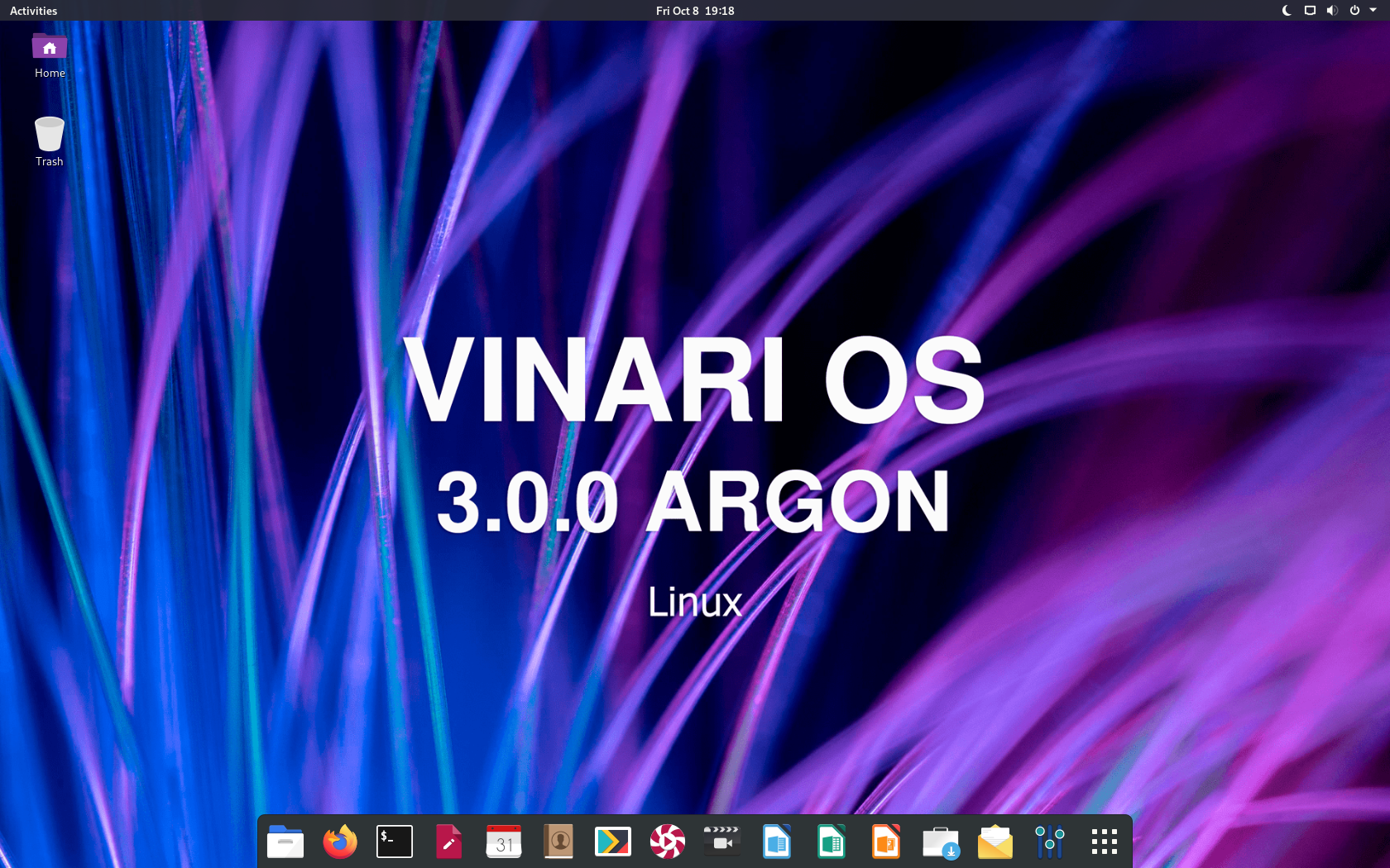 Distribuição Linux Vinari OS 3.0.0 ARGON é lançada com base no Debian 11