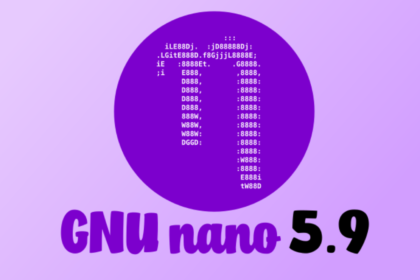 Editor de texto GNU nano 5.9 vem com suporte para realce de sintaxe YAML