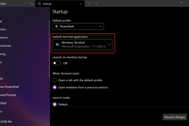 Microsoft permite que usuários do Windows 11 definam o Terminal do Windows como aplicativo de terminal padrão