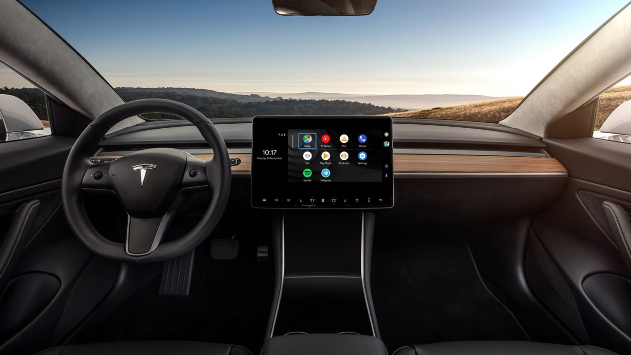 Você já pode usar o Android Auto em veículos Tesla usando o navegador