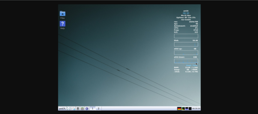 Distribuição Linux AntiX 21 lançada com base no Debian 11 “Bullseye”