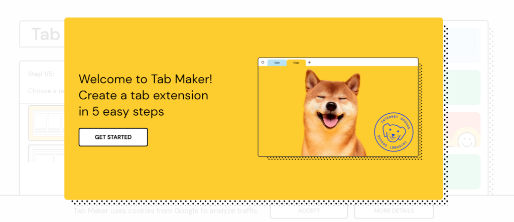 Crie sua própria extensão para o Chrome com o Google Tab Maker