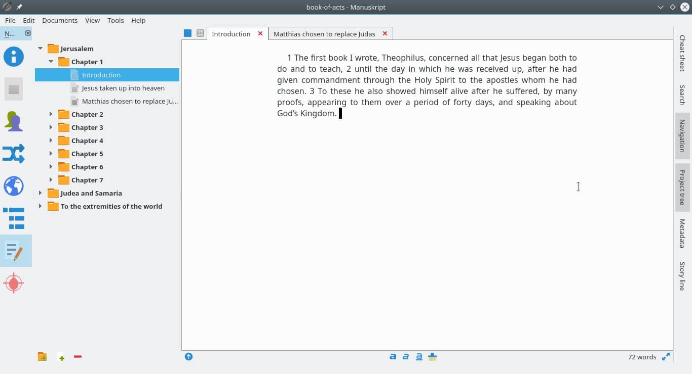 Como instalar o Manuskript, uma ferramenta para escritores, no Ubuntu, Fedora, Debian e openSUSE!