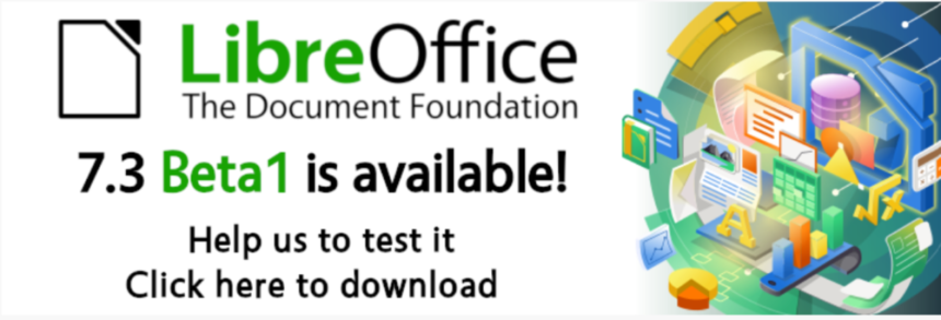 LibreOffice 7.3 Beta lançado com mais melhorias para arquivos do Microsoft Office
