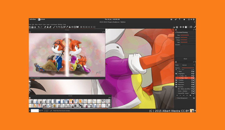 Como instalar o MyPaint, um app de pintura, no Ubuntu, Fedora, Debian e openSUSE!