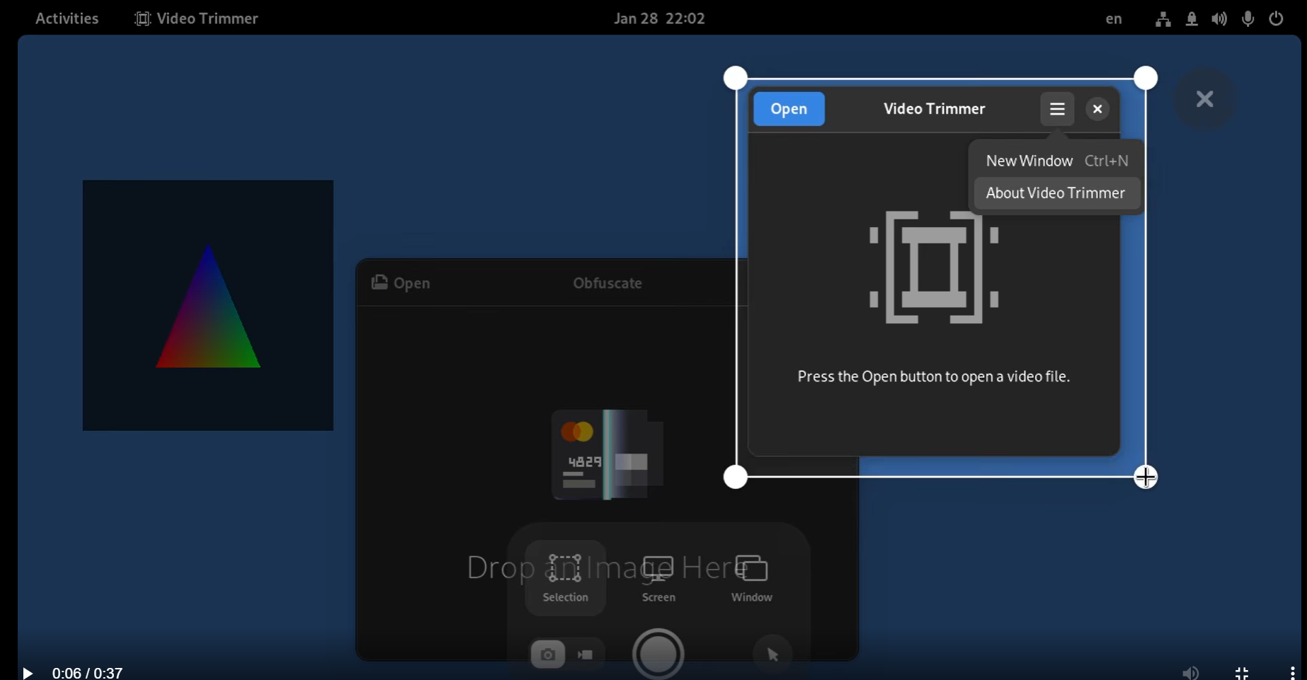 GNOME 42 lançará um aplicativo de captura de tela que também permitirá gravações