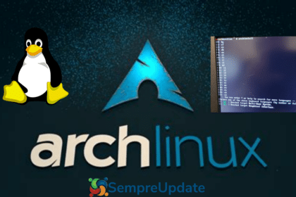 Instalador baseado em menu do Arch Linux recebe nova visualização de disco