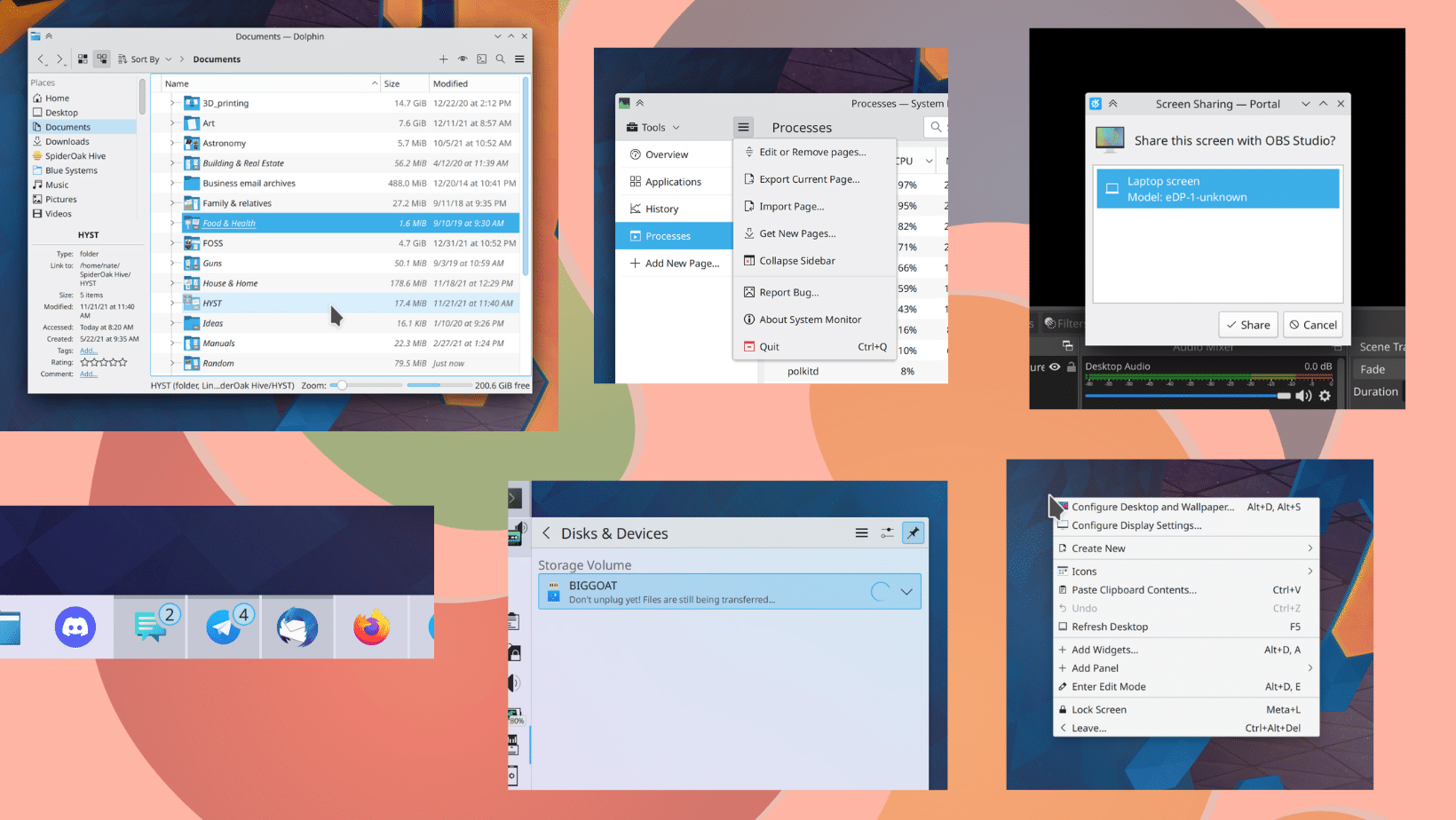 Projeto KDE corrige bugs importantes no Plasma Wayland