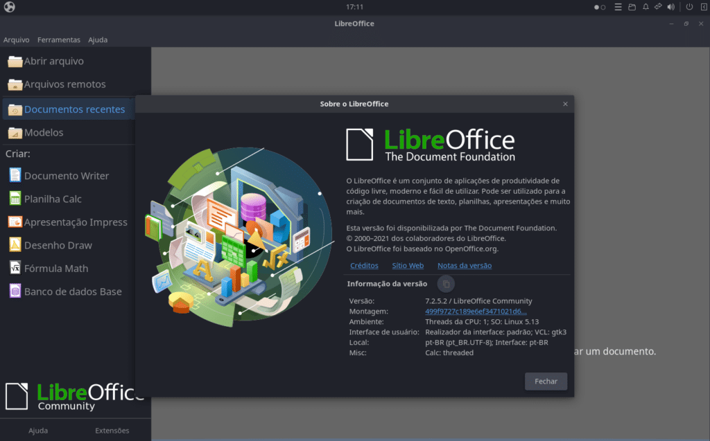 Como instalar o LibreOffice 7.2.5 no Ubuntu, Debian, Fedora Linux! Utilizando um script de instalação!