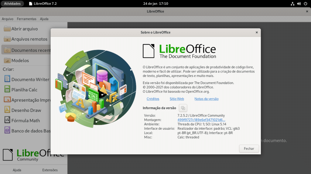 Como instalar o LibreOffice 7.2.5 no Ubuntu, Debian, Fedora Linux! Utilizando um script de instalação!