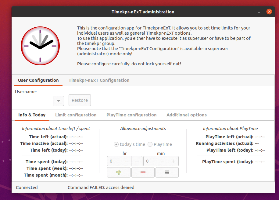 Controle o tempo de acesso com TimeKpr no Ubuntu Linux! Controle parental!